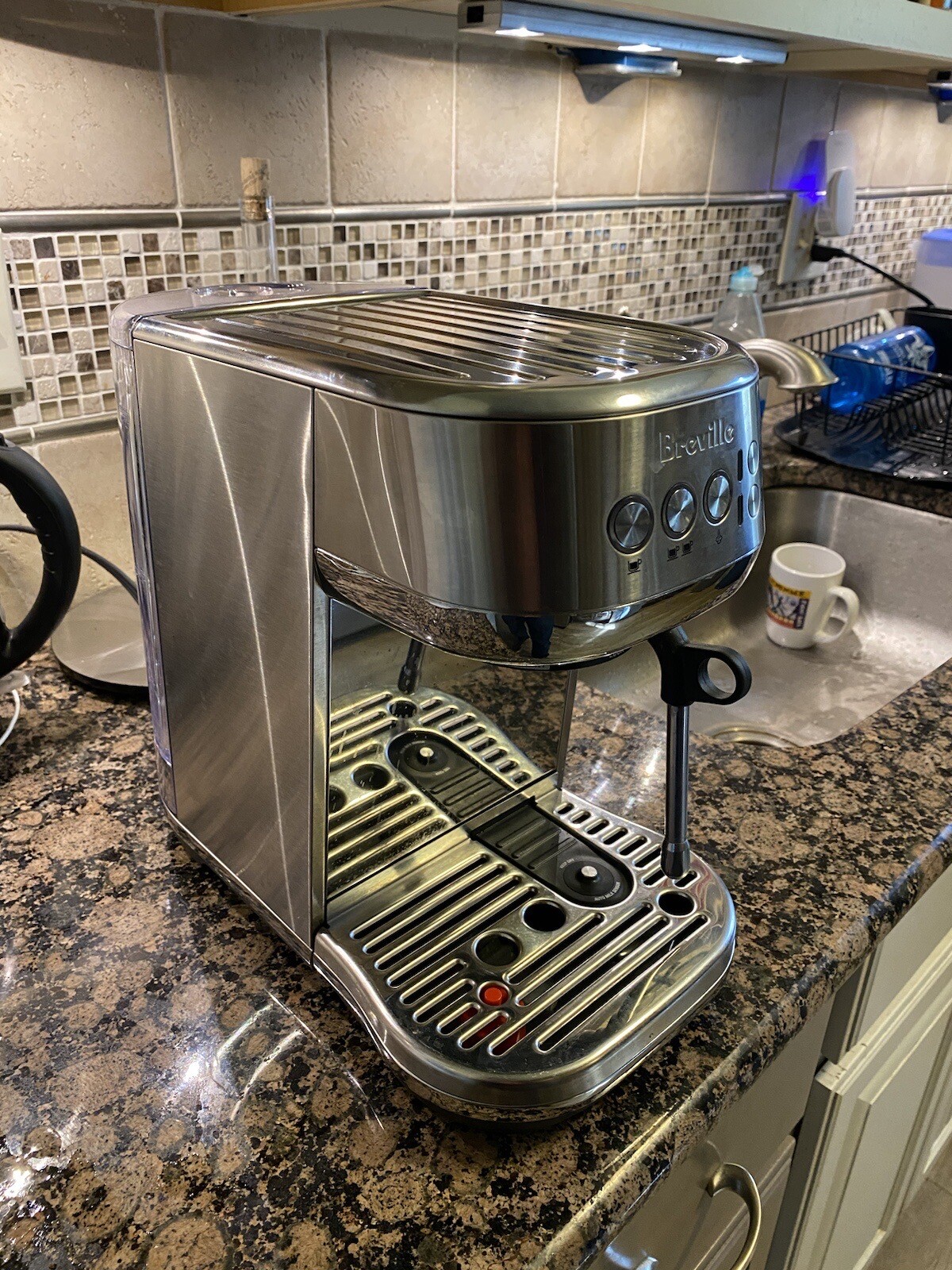 Breville Bambino Plus Espresso Machine, Brushed Stainless Steel