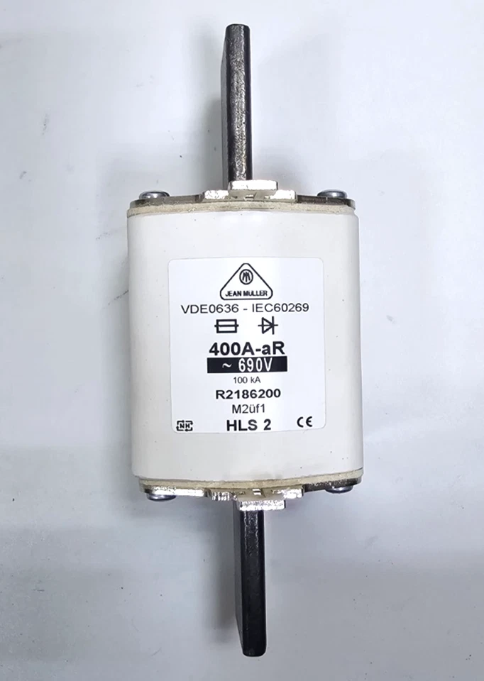 Jean Müller | R2186200 | 400A | Juego de eslabones de fusibles (paquete de 3 ... - Imagen 3 de 4