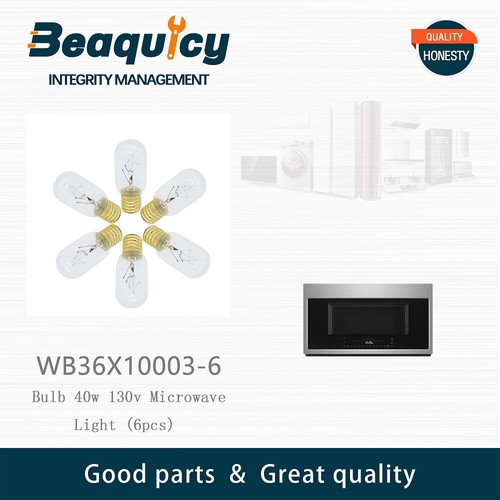 WB36X10003 Light Bulb 40w 130v Microwave Light Replacement for GE Hotpoint 6 pcs - 第 6/6 張圖片