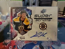 2019-20 SPx Super Scripts Auto  #SS-DH Danton Heinen Autograph 