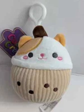 Cuddle Crew Cat - Plush Keychain Backpack Clips New
