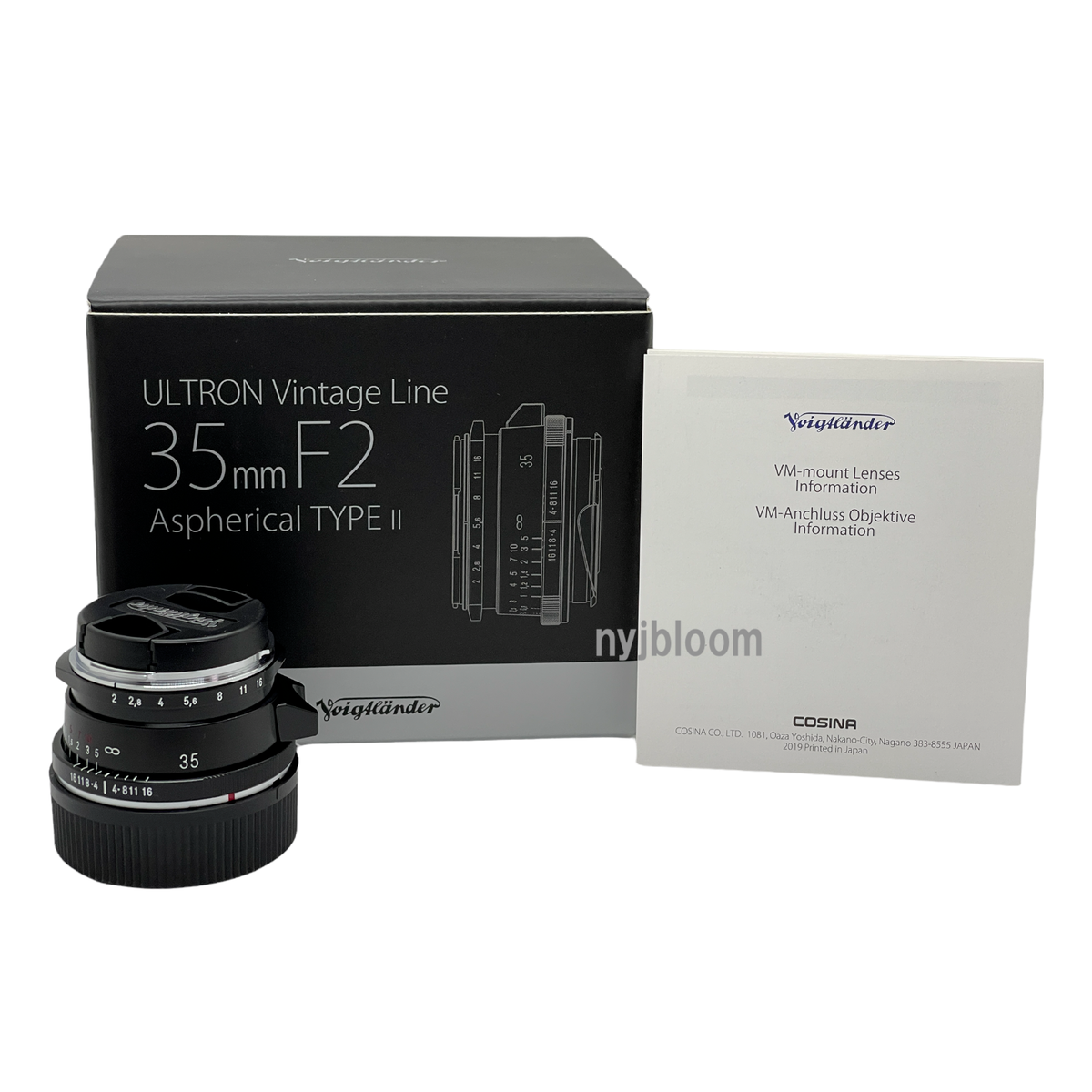 Ultron Vintage Line 35mm F2 VM TypeⅠ Voigtlander Ultron Vintage Line 35mm f/2.0 Aspherical Type II VM