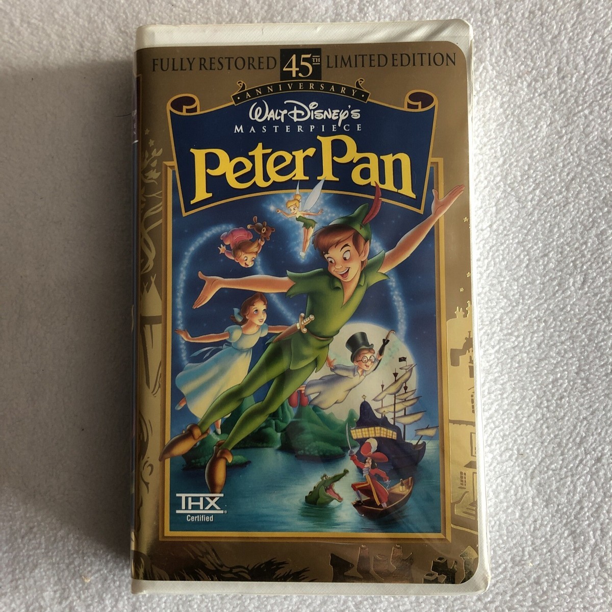 Peter Pan (VHS, 1998, 45th Anniversary Limited Edition) Walt