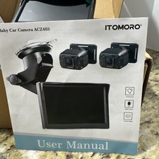Itomoro Baby Car Camera Dual Channel 5 inch Display with 2 IR Night Vision Cpix