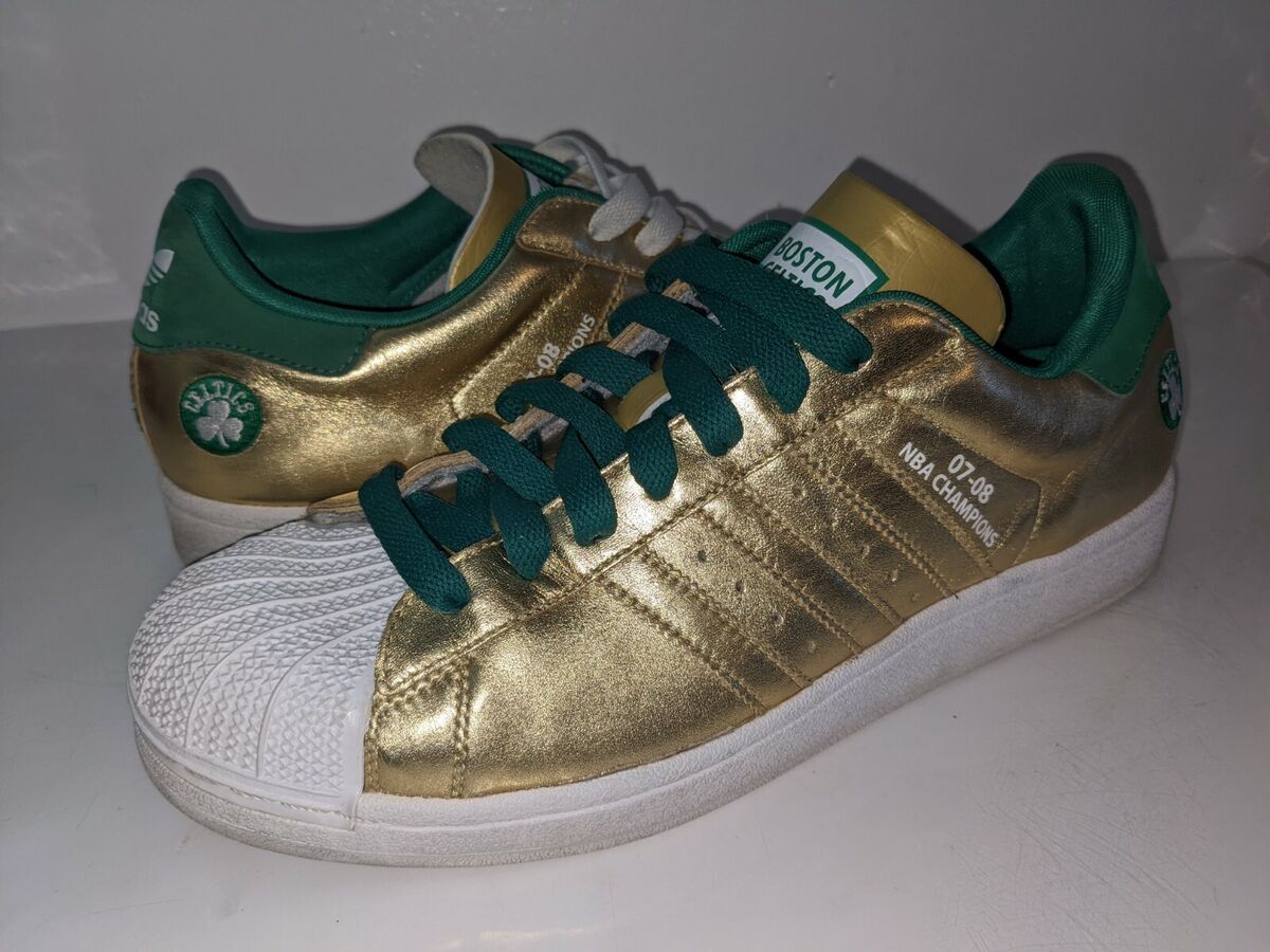 Adidas Superstar 1 Celtics NBA 07-08 Champions Sneakers Size Adidas Superstar 1 Celtics NBA 07-08 Champions Sneakers Size