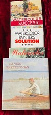 BARGAIN  FOUR EXCELLENT WATERCOLOR ARTIST'S INSTRUCTION BOOKS