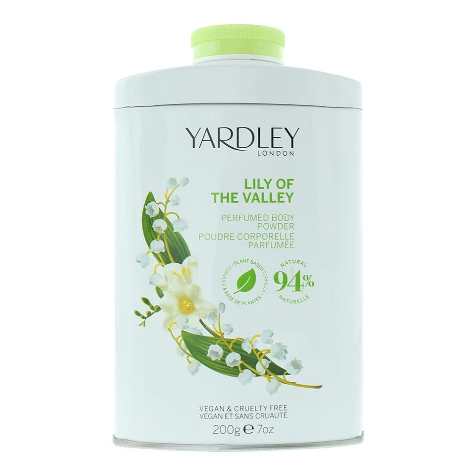 Yardley Lily Of The Valley Perfumed Body Powder 200g For Unisex - Photo 1/1