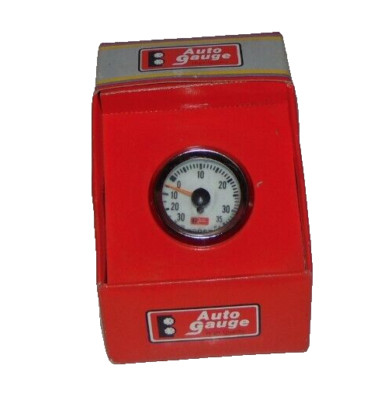 Auto gauge White EL Glow Ultra-Lite Vacuum Boost Mechanical Gauge 2 1/16'' 35 PSI