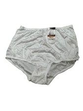Vanity Fair Perfectly Yours Lace Nouveau Full-Cut White Brief Size 7/Large