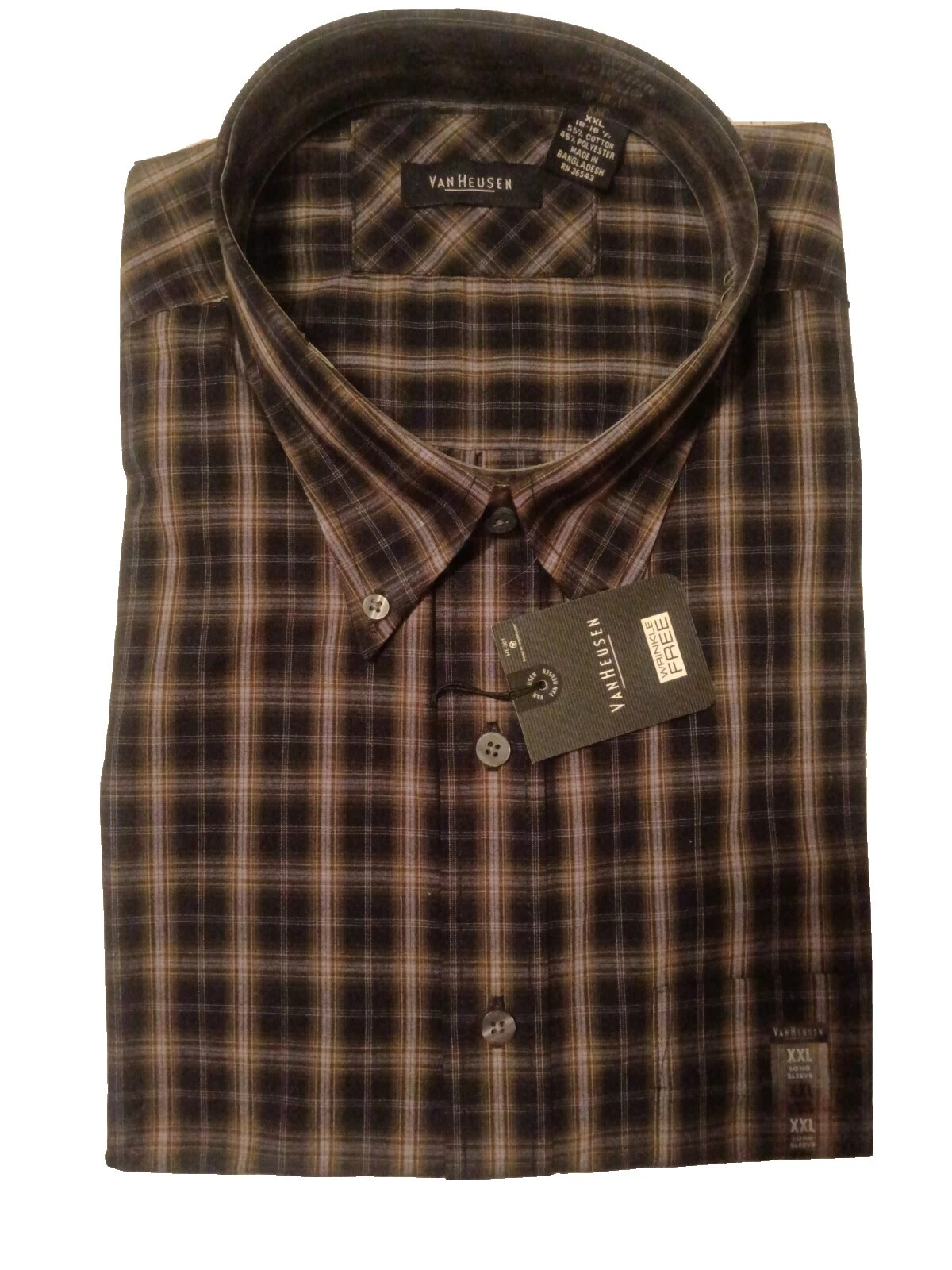 Camisas para hombre Van Heusen multicolores talla 2XL