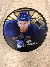 New York Rangers Ryan McDonagh 2014 Special Action Face Show Puck