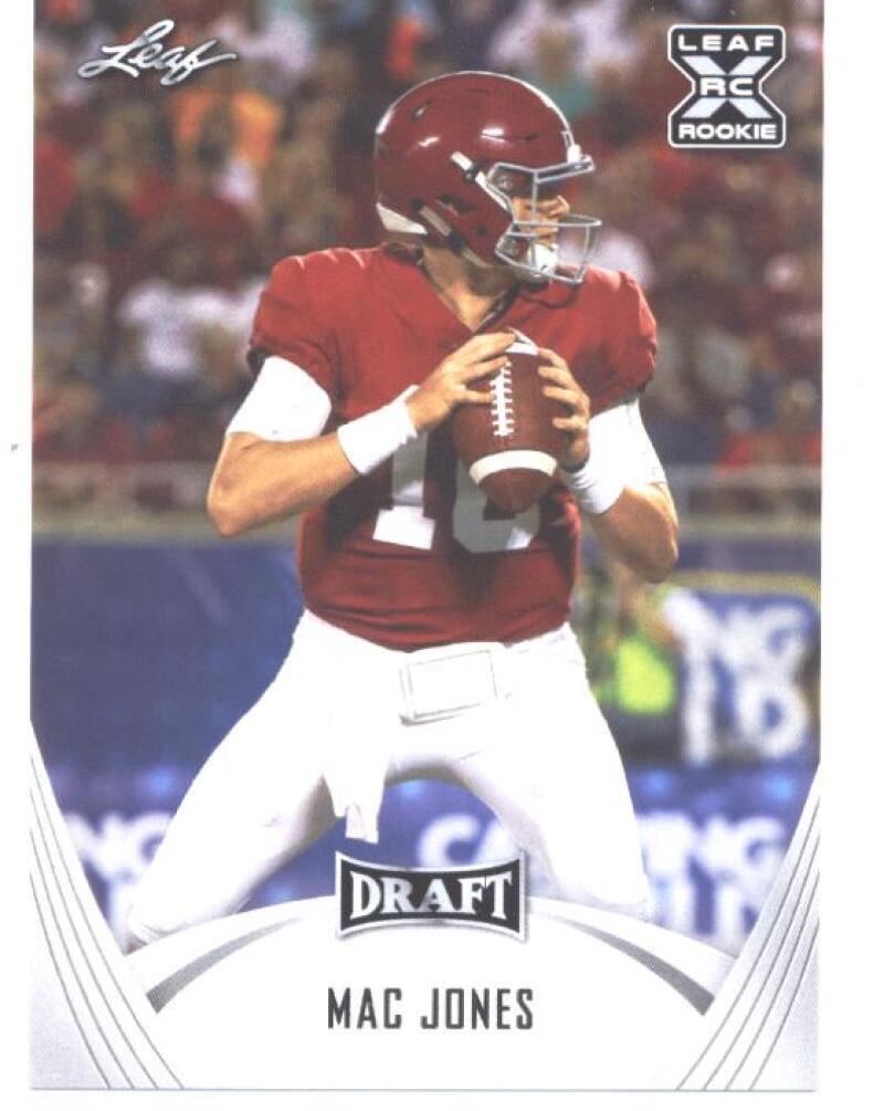 Mint+ Rookie Card Mac Jones 2021 Leaf Football #6 | eBay