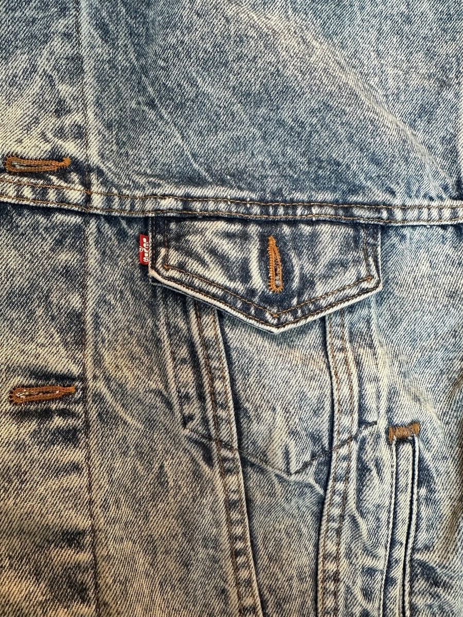 Vtg 80s 90s Levi Denim Jacket Made in USA 70508-0219 So