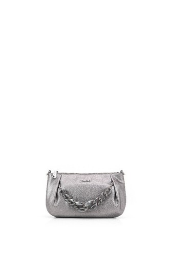 Borsa a Tracolla Sodini Pochette Chain B16072C Argento | eBay