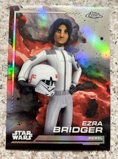 2024 Topps Chrome Star Wars Ezra Bridger Refractor Rebel 125