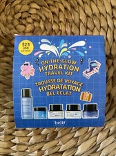 BELIF ON-THE-GLOW HYDRATION TRAVEL KIT Aqua Bomb True TONER MOISTURIZER MASK