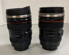 2 CANON CAMERA LENS COFFEE CUP MUGS BOTH IN EXCELLENT CONDITION