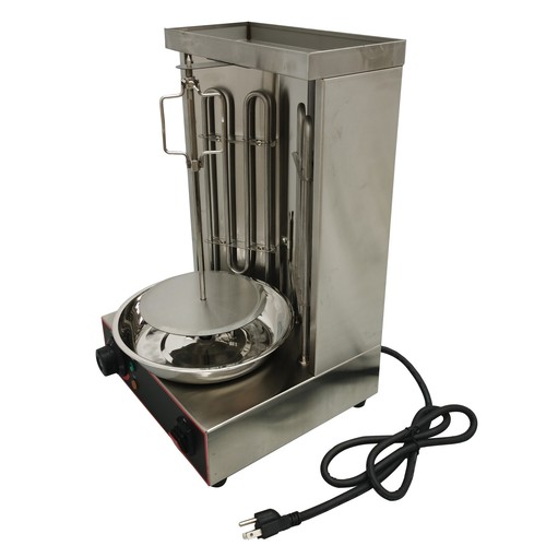 Barbecue Elettrico Girevole 110V Fornello Turco 1700W Acciaio Inox - Foto 5 di 8