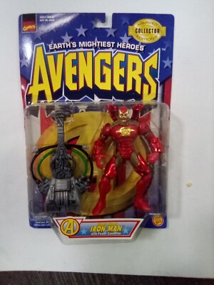 1997 TOY BIZ AVENGERS IRON MAN HEROES REBORN WITH POWER CONVERTER ACTION FIGURE