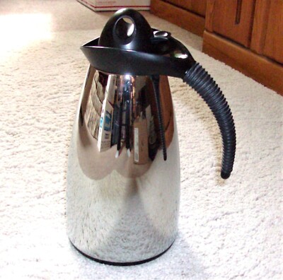 Thermos Carafe HOT or COLD Stainless Finish 1 Quart Pot by Copco