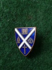Old Scottish Religous Or School Badge.