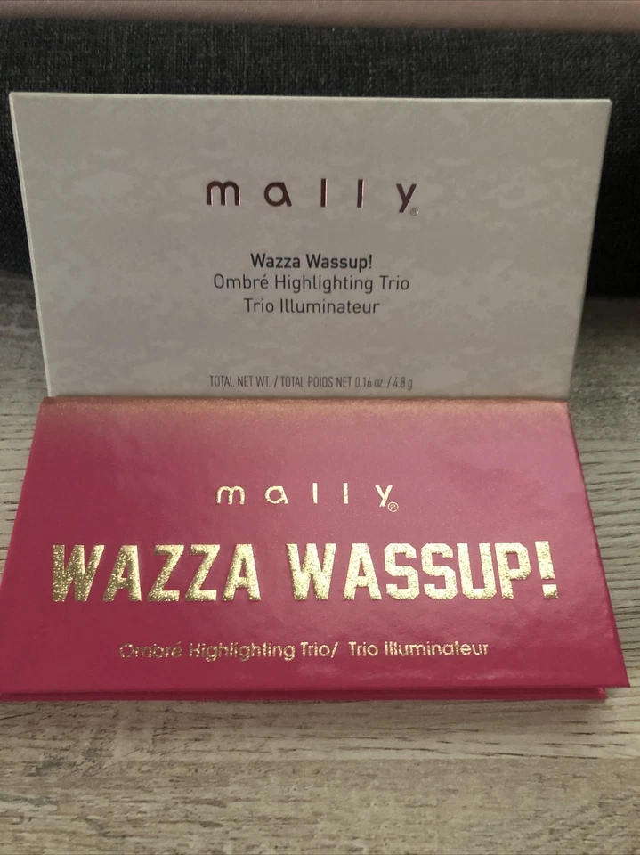 Mally Mallywood Wazza Wassup! Ombre Highlighting Trio .16 OZ NUEVO SELLADO PRECIO DE VENTA SUGERIDO POR EL FABRICANTE $32 Foto 3 de 4