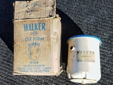 Nos Walker Oil Filter Canister - Bracket Fits Most 35-53 Plychrydodgedesoto Nos Walker Oil Filter Canister - Bracket Fits Most 35-53 Plychrydodgedesoto