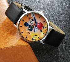 Mickey Mouse Quartz Watch featuring Mickey Mouse. New