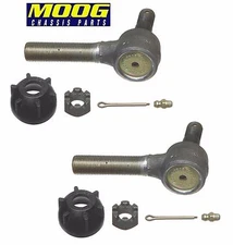 For Pair Set of 2 Front Outer Tie Rod Ends Moog ES2376 For 4Runner Pickup T100