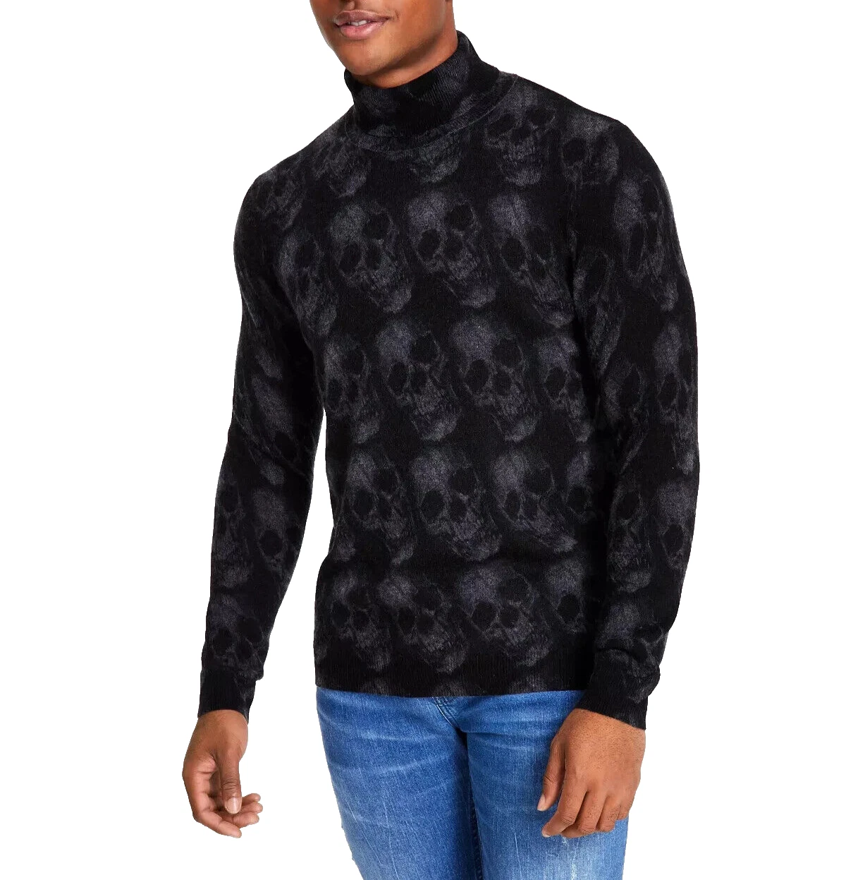 INC International Concepts Men's Cashmere Skull-Print Turtleneck Black Pick Size
Opens in a new wind