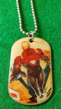Marvel Avengers Captain America Civil War IRON MAN Dog Tag Pendant 17 of 48