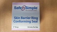 Safe N Simple Longevity Skin Barrier Seal 2 inch Skin Barrier Ring Box of 10