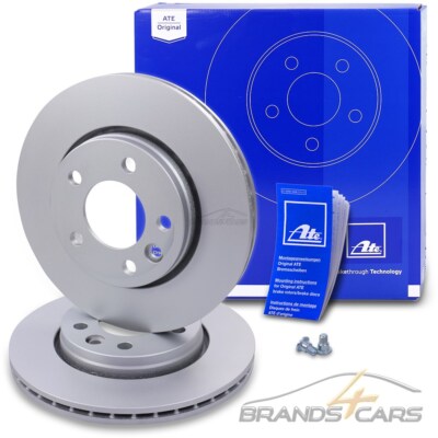 ATE BREMSSCHEIBEN 2 Stk HINTEN FÜR VW TRANSPORTER MULTIVAN T5 T6