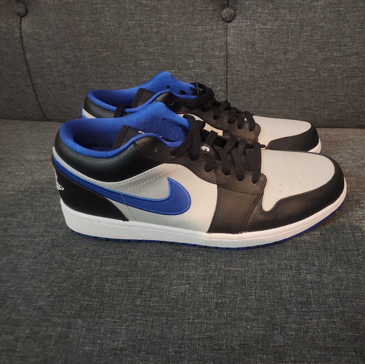 Size Air Jordan Low Black Game Royal