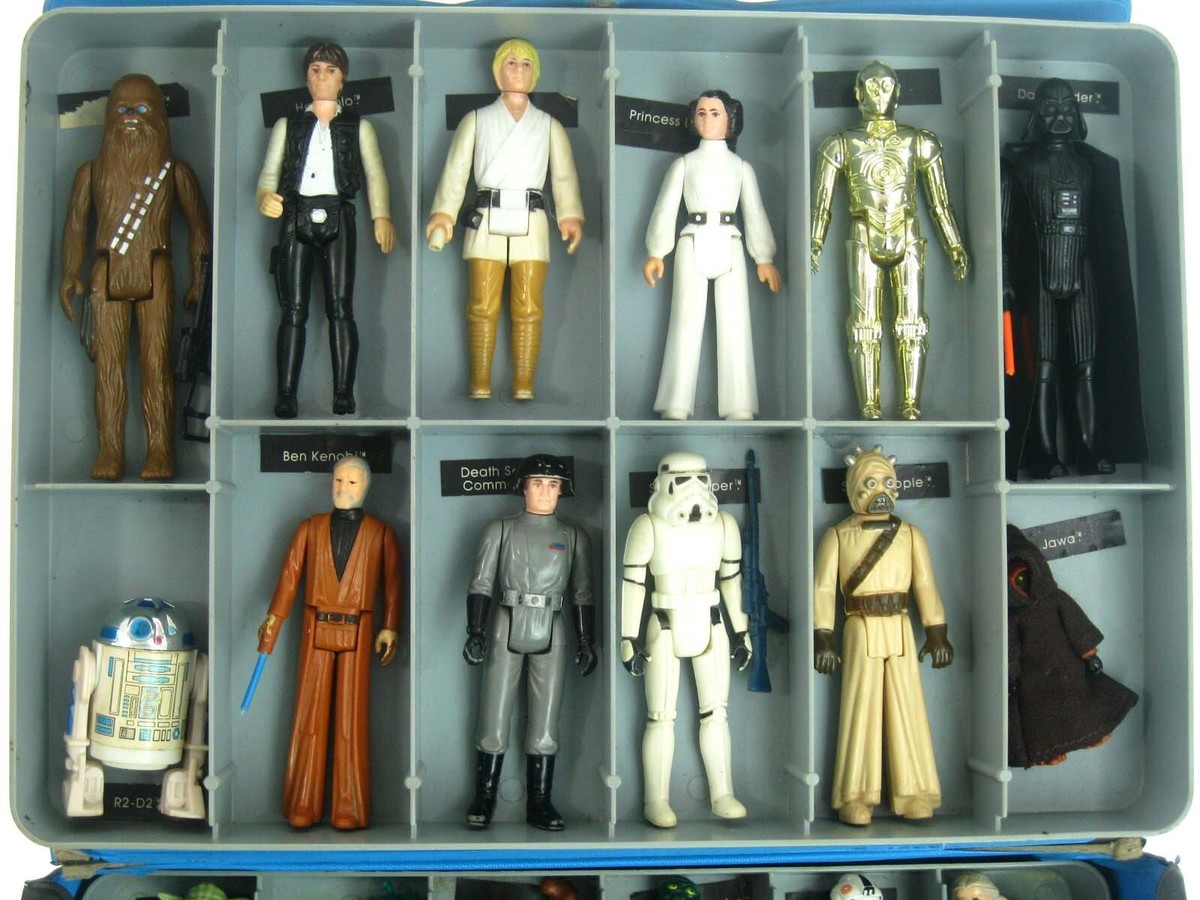 Vintage 1970s Kenner Star Wars Mini-Action Figure Collectors
