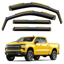 in-Channel Window Rain 2019-2026 Chevy Silverado/GMC Sierra 1500 Crew Cab