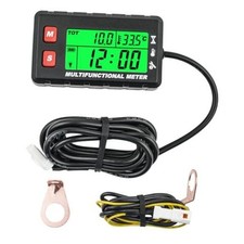 RL-HM058F Digital Engine Temp Gauge, Maintenance Tach/Hour Meter,Battery