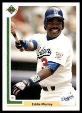 Eddie Murray 1991 Upper Deck #237 Dodgers MLB READ FREE SHIPPING AutographDen