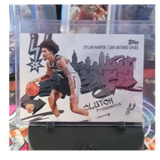 Topps 2025-26 Dylan Harper Clutch City Prospects RC Insert #CC-2 Spurs