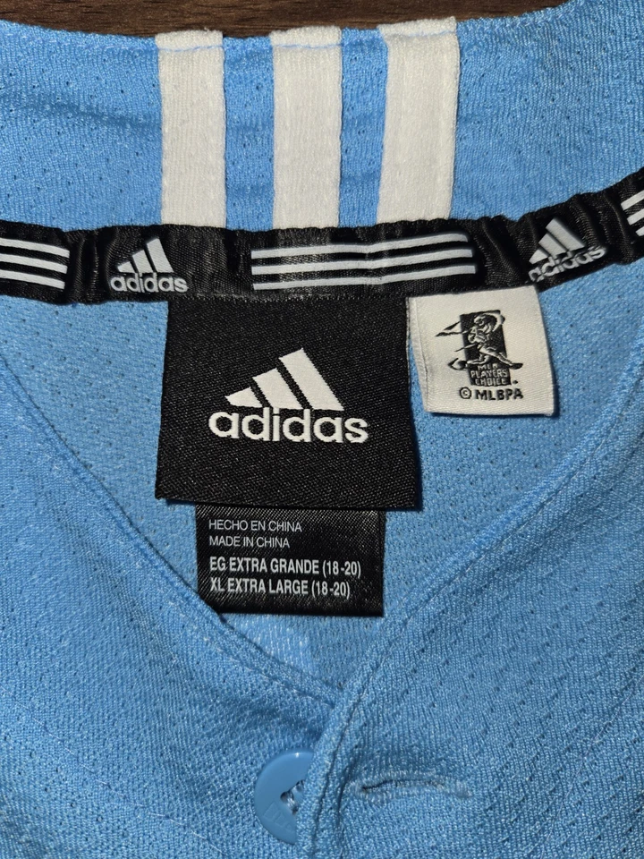 Adidas MLB Tampa Bay Rays #3 Longoria Jersey Youth XL - Image 3 of 4