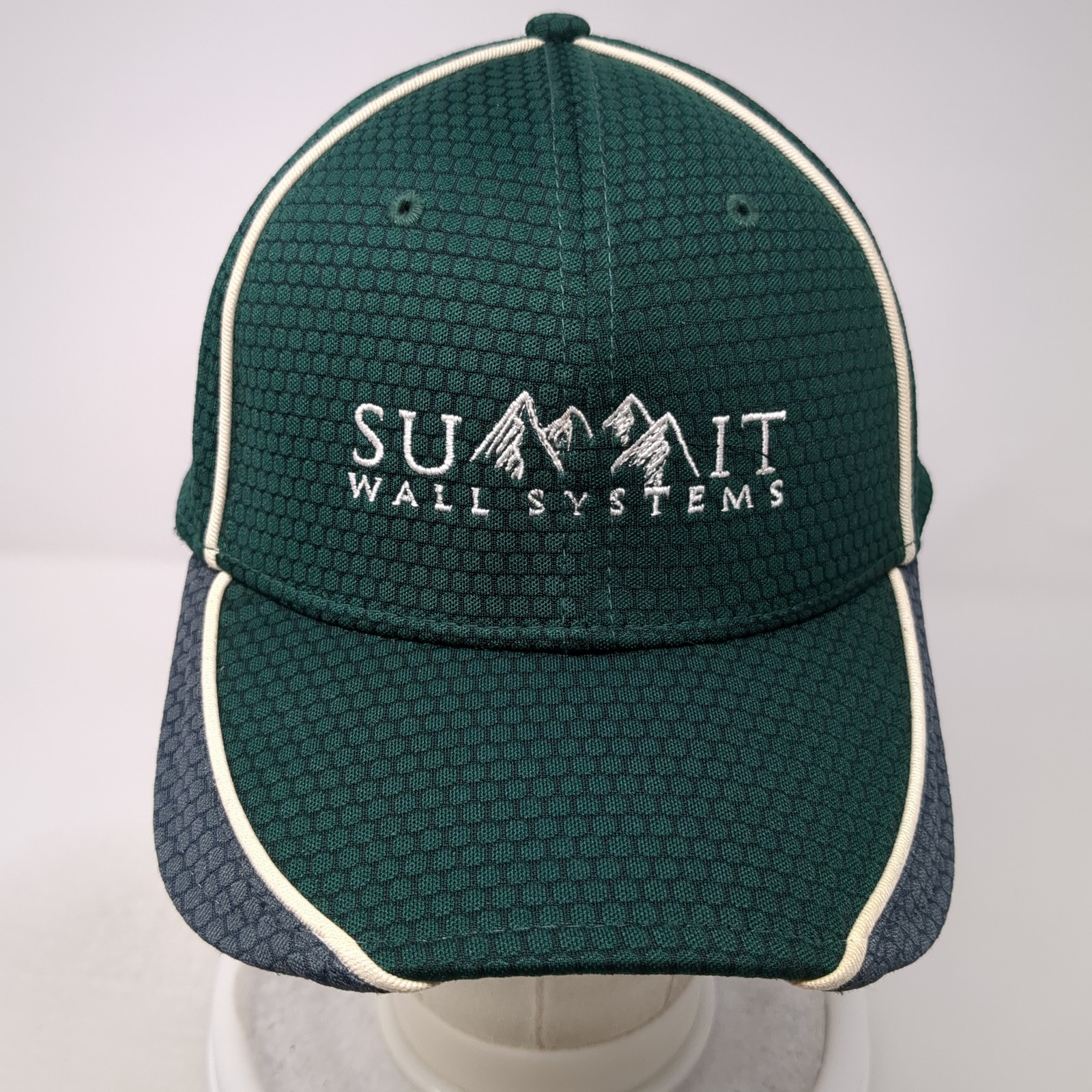 Summit Wall Systems Fitted Baseball Cap Green L E… - image 2