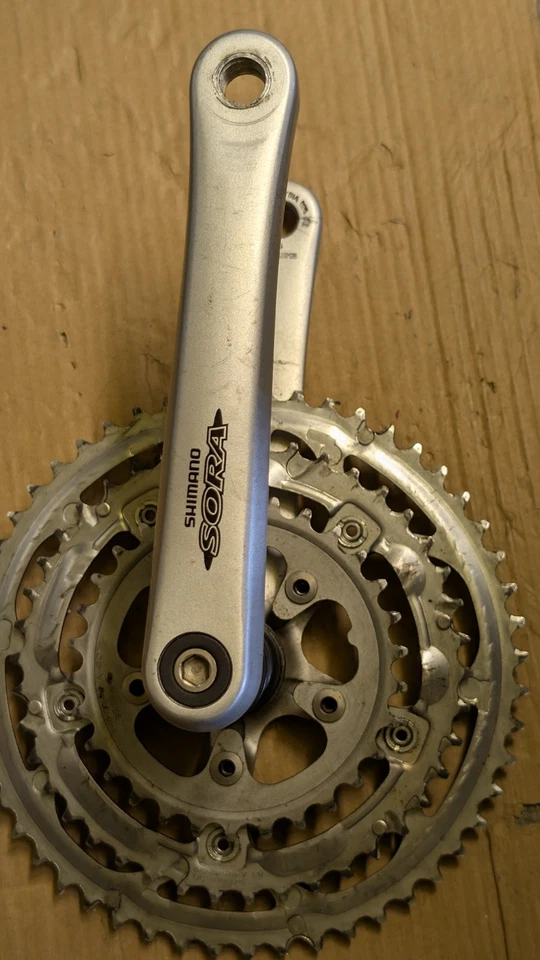 Gruppo Shimano SORA 3300 3x8 octalink senza gruppo bici corsa STI Road - Immagine 2 di 4