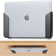 Wall  under Desk Laptop Mount Holder with Adhesive  Screws In,1.02"/ 26 Mm ...