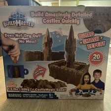 Create A Castle BuildMaster Indoor CastleMagic Sand Sensory Toy - NEW 20pc