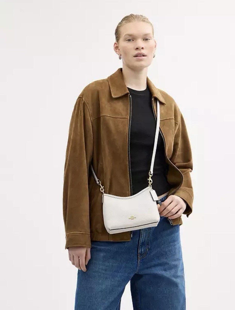 Coach Outlet Laurel small shoulder bag CBH16 IMCHK Chalk | eBay