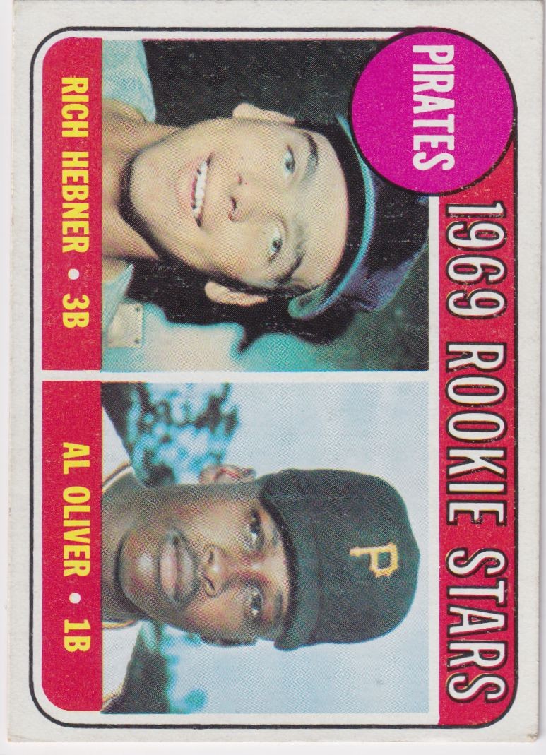 1969 Topps Pirates Rookies - Rich Hebner/Al Oliver Rookie Pittsburgh Pirates #82