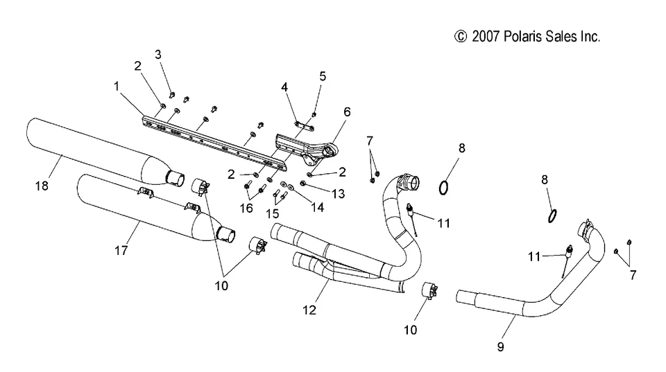 Polaris Oxygen Sensor, for Victory Motorcycles Models, Genuine OEM - 4010430 - Image 2 of 2