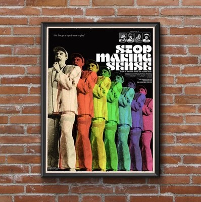 Stop Making Sense Movie Hi, I've Got A Tap I Want To Play Reto Home Art Poster