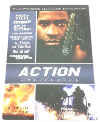 Action- Made up Steel Coverup Split Second Martial Law -2DVD-Zustand sehr gut