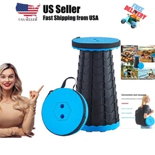 Upgraded Portable Folding Stool, Camping Retractable Seat for Adults Outdoor,...